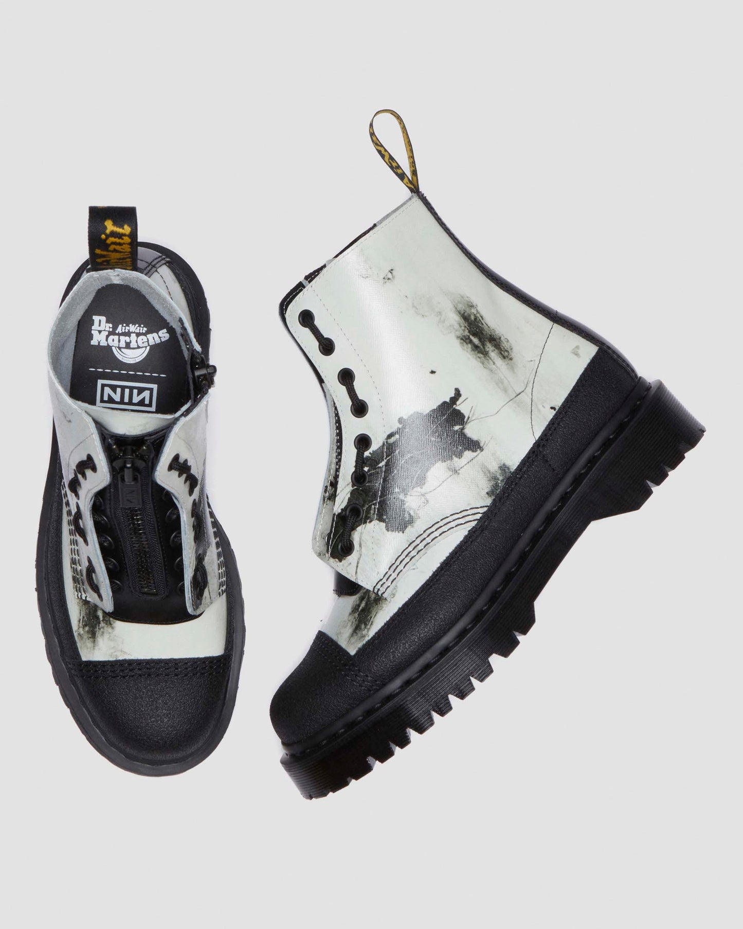 Nine Inch Nails 1460 Leather Ankle Boots