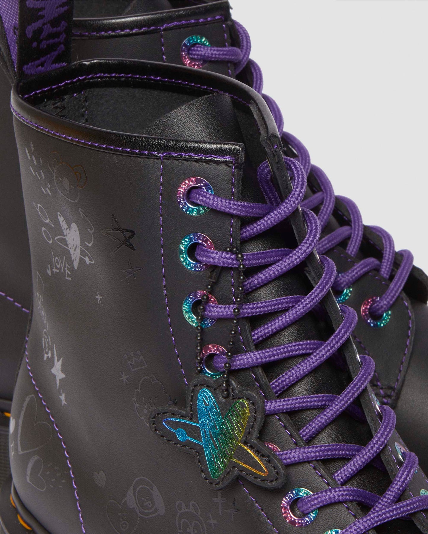 BT21 1460 Nappa Leather Lace Up Ankle Boots
