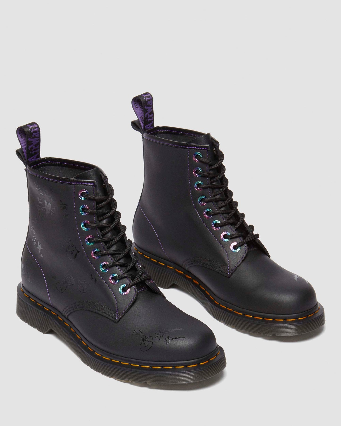BT21 1460 Nappa Leather Lace Up Ankle Boots
