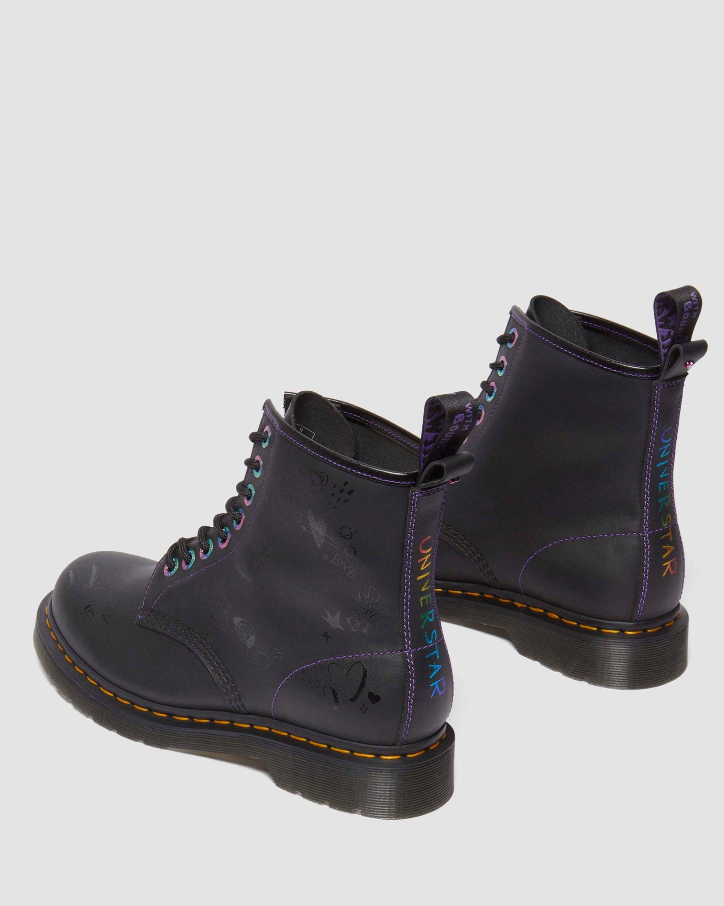 BT21 1460 Nappa Leather Lace Up Ankle Boots