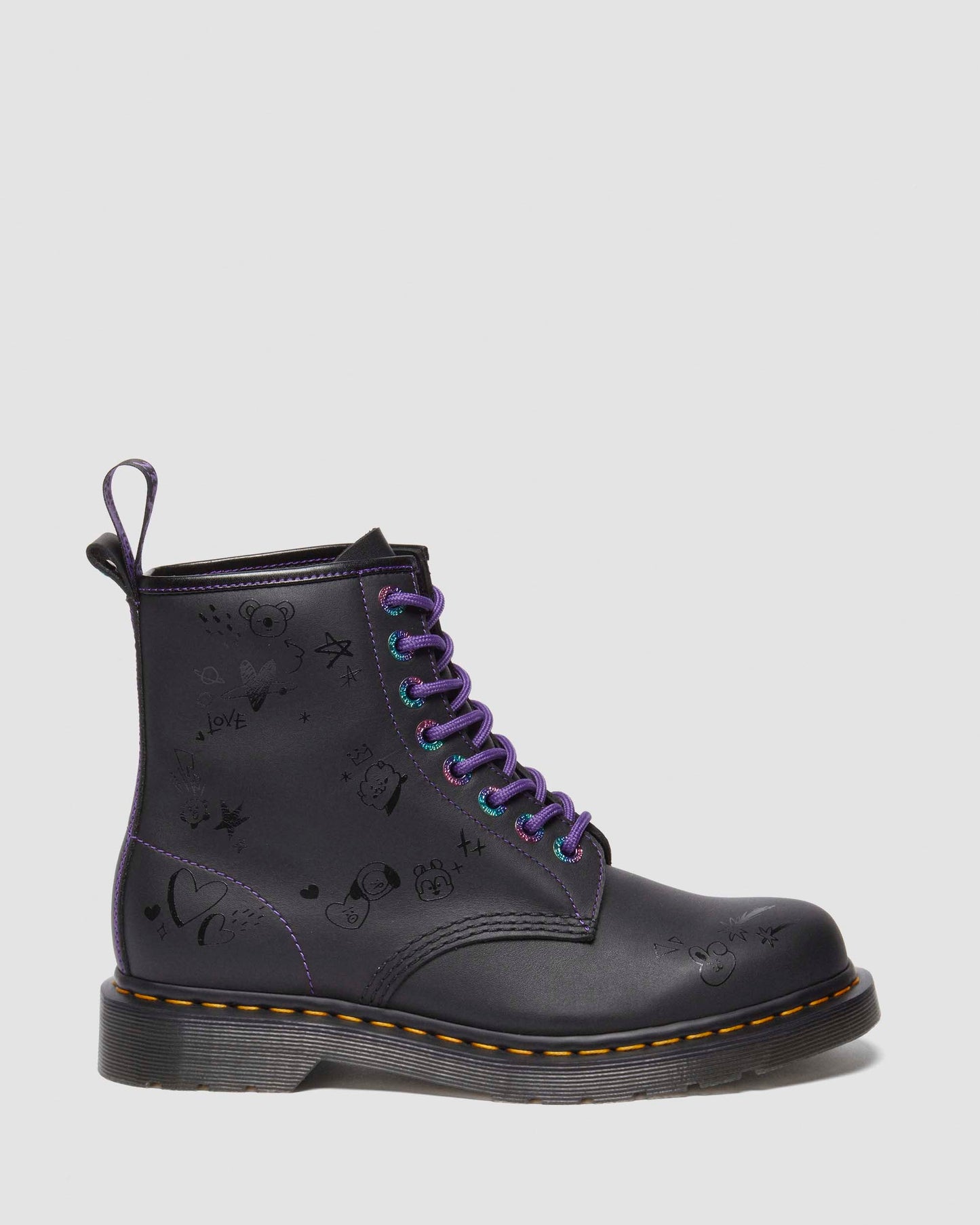 BT21 1460 Nappa Leather Lace Up Ankle Boots