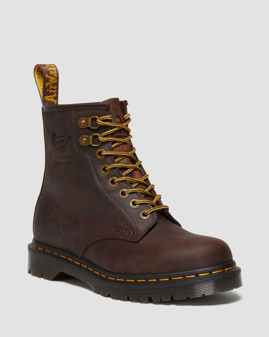 thisisneverthat 1460 Waxed Full Grain Leather Ankle Boots