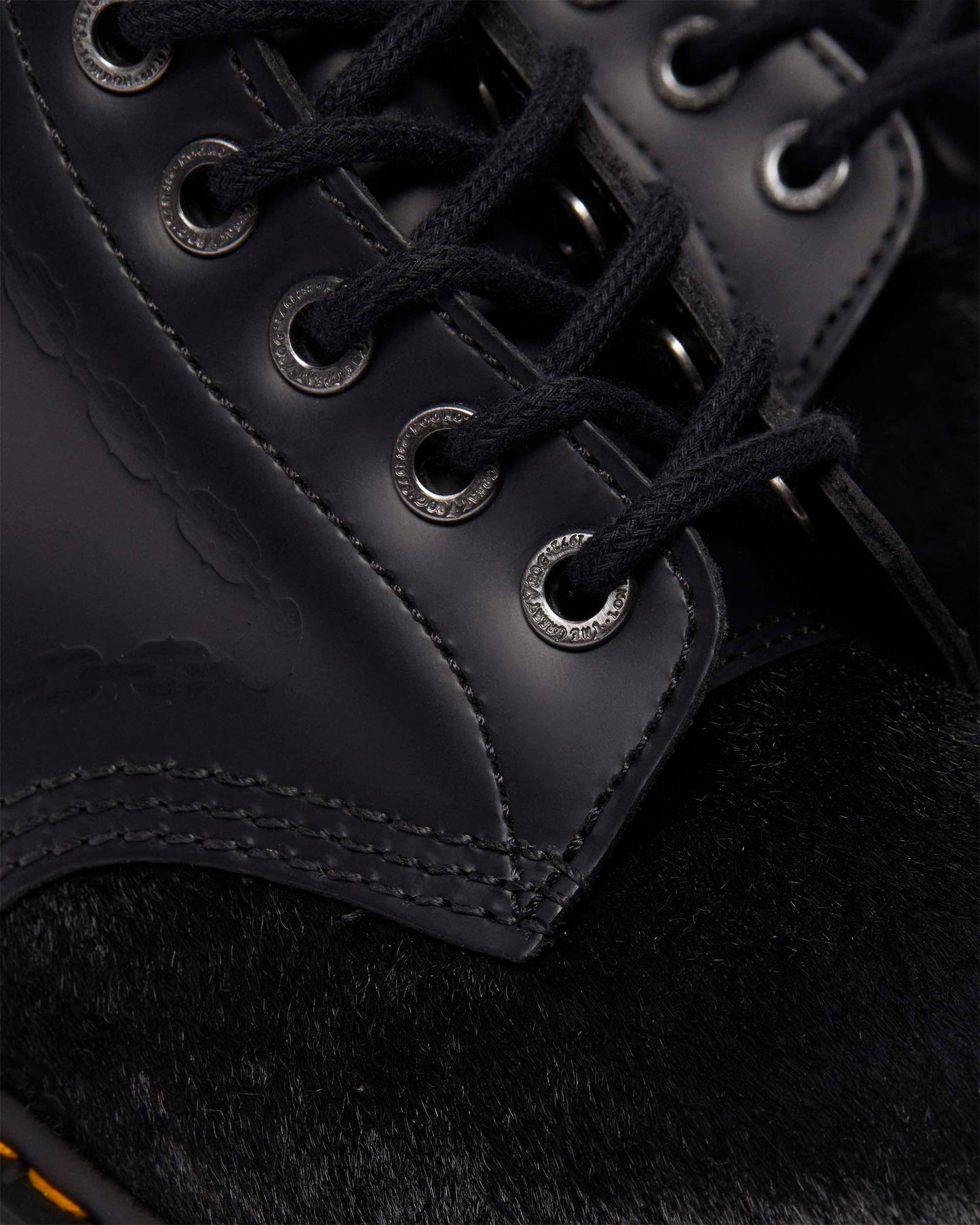 The Great Frog 1460 Bex Smooth Hair On Leather Platform Ankle Boots