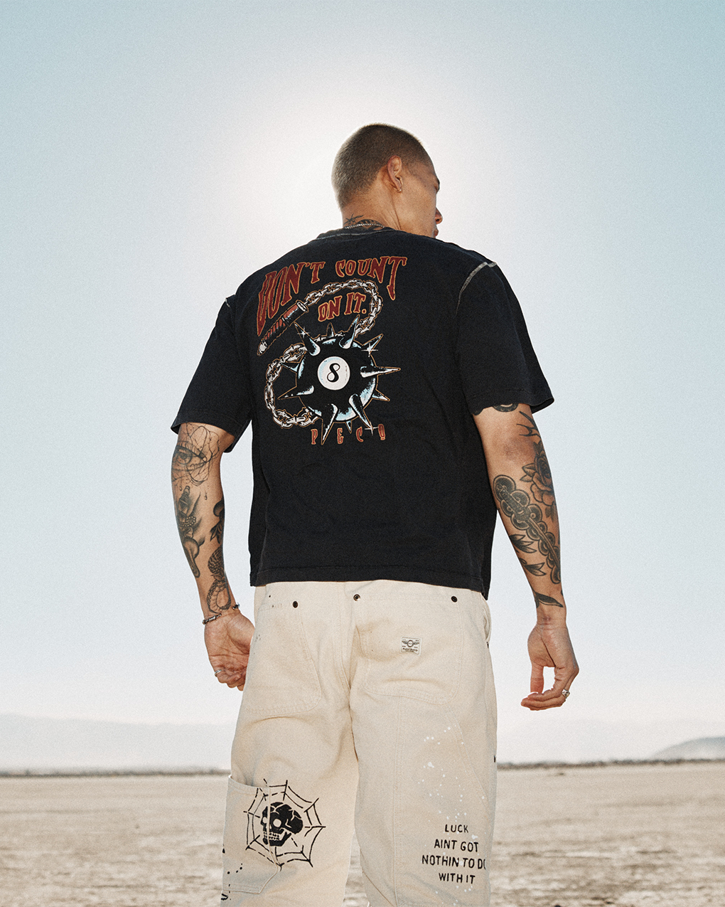 Don't Count On It Boxy T-shirt - Acid Wash